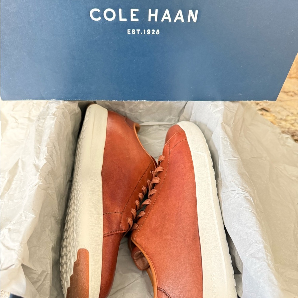 Cole Haan GrandPro Tennis Sneakers Woodbury Leather size 8 - Picture 8 of 8